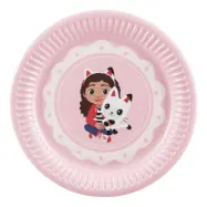 Pappersassietter Gabbys Dockskåp Rosa - 6-pack