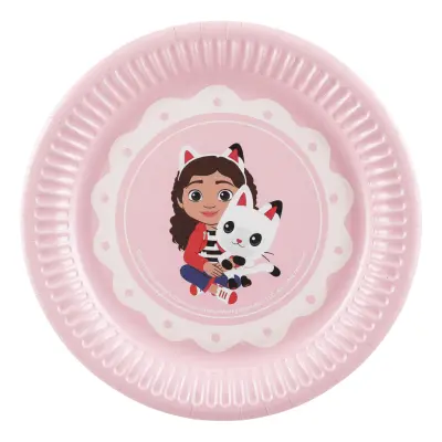 Pappersassietter Gabbys Dockskåp Rosa - 6-pack