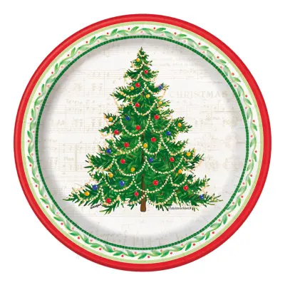 Pappersassietter Julgran - 8-pack