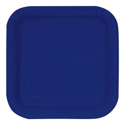 Pappersassietter Kvadrat Mörkblå - 16-pack