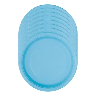 Pappersassietter Ljusblå - 20-pack