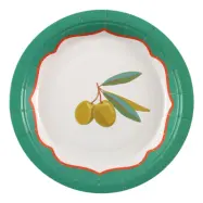 Pappersassietter Olivkvist - 6-pack