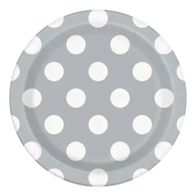 Pappersassietter Silver Prickiga - 8-pack