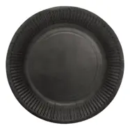 Pappersassietter Svarta - 8-pack