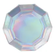 Pappersassietter Tiohörnig Holografiska