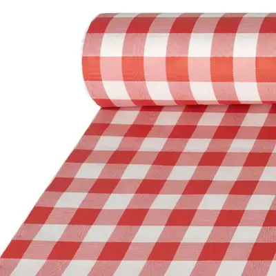 Pappersduk Röd Rutig