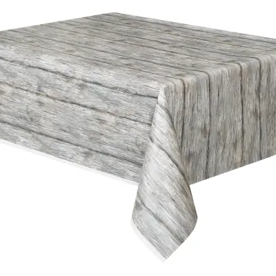 Plastduk Träimitation