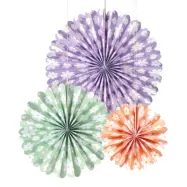 Pappersfjädrar Daisies - 3-pack