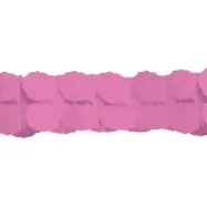 Pappersgirlang Neonrosa