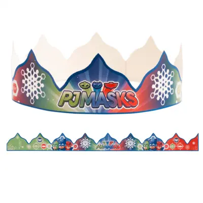 Papperskrona Pyjamashjältarna