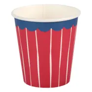 Pappersmugg Liten Röd/Blå - 10-pack