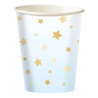 Pappersmuggar 1st Birthday Blå - 8-pack