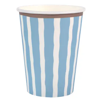 Pappersmuggar Blå/Brun - 6-pack