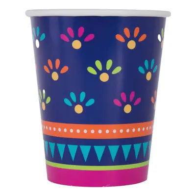 Pappersmuggar Boho Fiesta - 8-pack