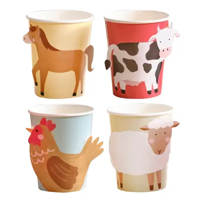 Pappersmuggar Bondgård - 8-pack