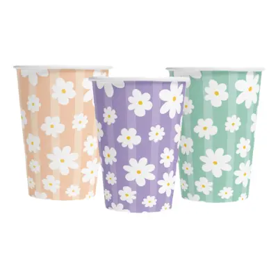 Pappersmuggar Daisies - 8-pack