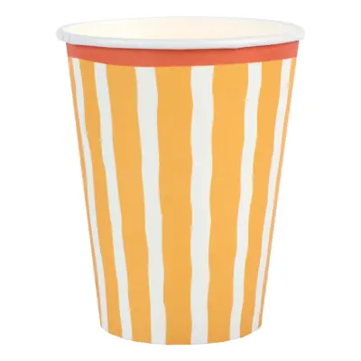 Pappersmuggar Gul/Orange - 6-pack