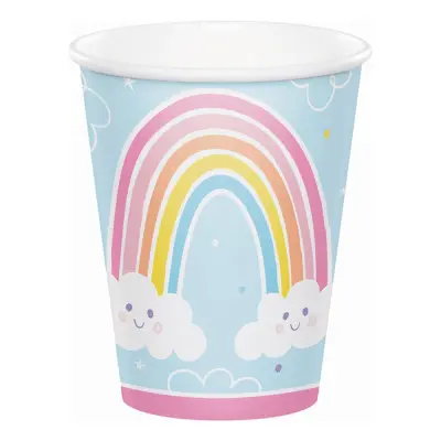 Pappersmuggar Happy Rainbow - 8-pack