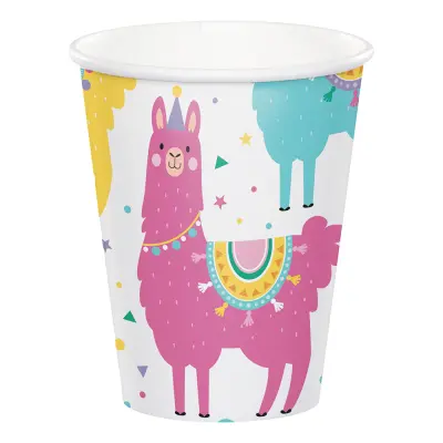 Pappersmuggar Llama Party - 8-pack