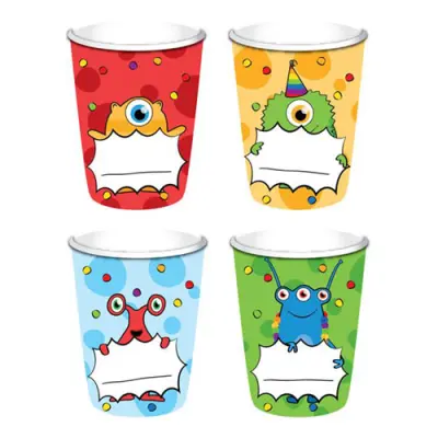 Pappersmuggar Monster Party - 8-pack