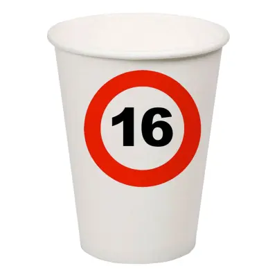 Pappersmuggar Trafikskylt 16 - 8-pack