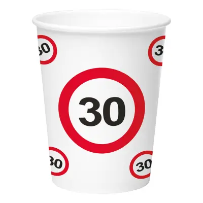 Pappersmuggar Trafikskylt - Trafikskylt 30