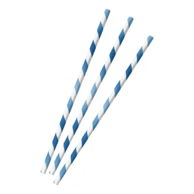 Papperssugrör Blå Mix - 12-pack