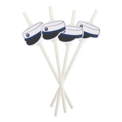 Papperssugrör Danska Studenten Blå - 20-pack