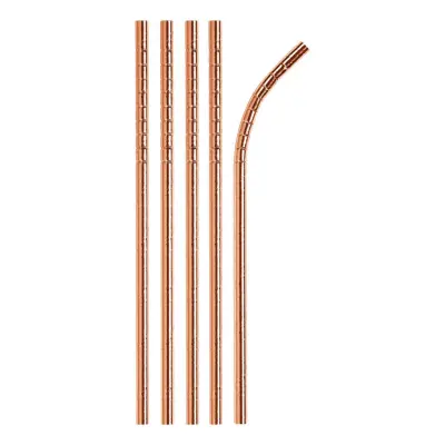 Papperssugrör ECO-Flex Roséguld - 24-pack