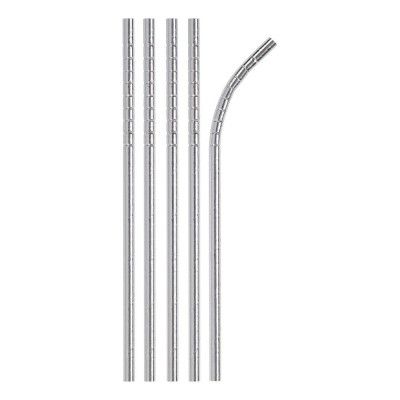 Papperssugrör ECO-Flex Silver - 24-pack