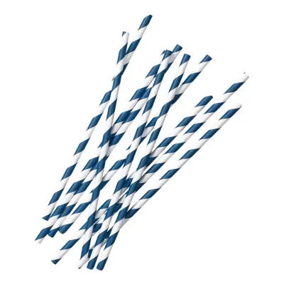 Papperssugrör Finska Flaggan - 24-pack