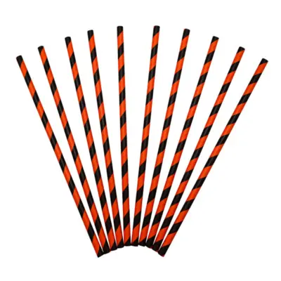 Papperssugrör Halloween - 24-pack