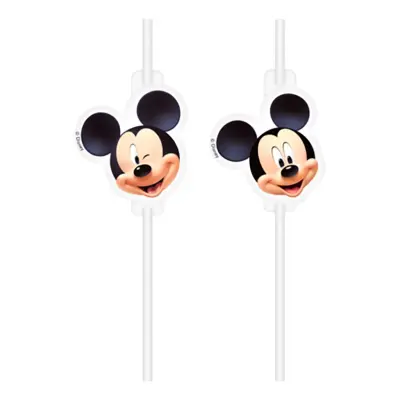 Papperssugrör Musse Pigg - 4-pack