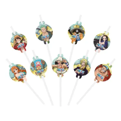 Papperssugrör One Piece - 8-pack