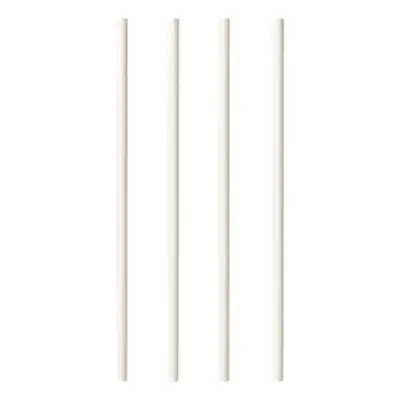 Papperssugrör Vita - 100-pack