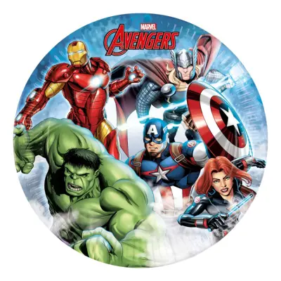 Papperstallrikar Avengers Infinity Stones - 8-pack