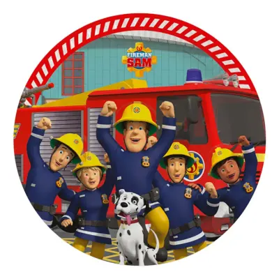 Papperstallrikar Brandman Sam - 8-pack