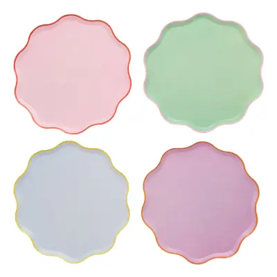 Papperstallrikar Bright Banquet - 8-pack