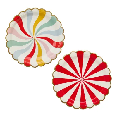 Papperstallrikar Cirkus - 8-pack