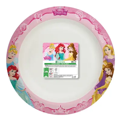 Papperstallrikar Disneyprinsessor FSC - 8-pack
