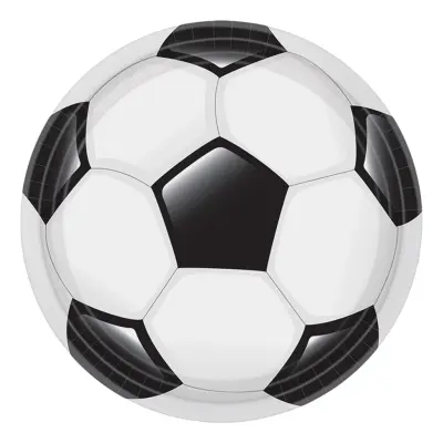 Papperstallrikar Fotboll - 8-pack