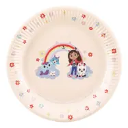 Papperstallrikar Gabbys Dockskåp Regnbåge - 6-pack