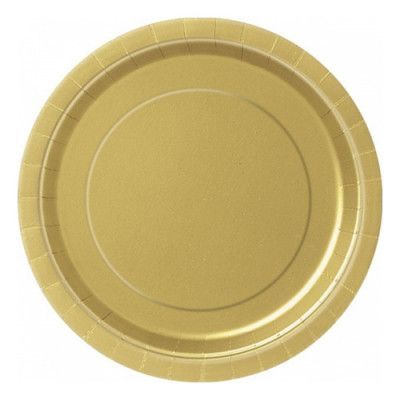 Papperstallrikar Guld - 16-pack