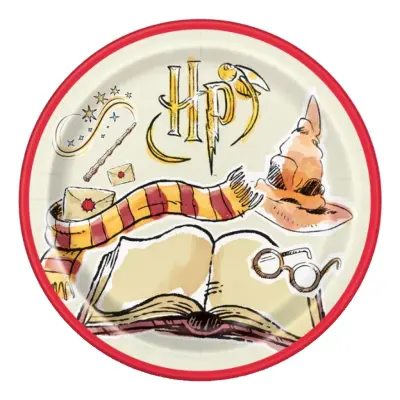 Papperstallrikar Harry Potter - 8-pack