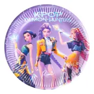 Papperstallrikar K-pop Demon Hunters - 8-pack