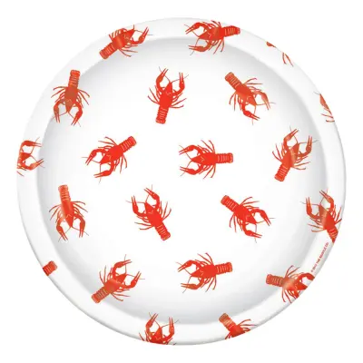 Papperstallrikar Kräftor - 8-pack