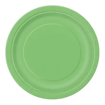 Papperstallrikar Ljusgrön - 16-pack