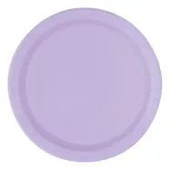 Papperstallrikar Ljuslila - 8-pack