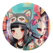 Papperstallrikar Manga - 10-pack