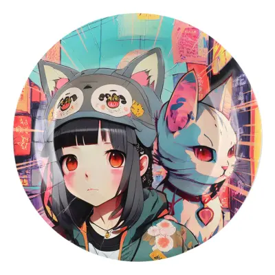 Papperstallrikar Manga - 10-pack